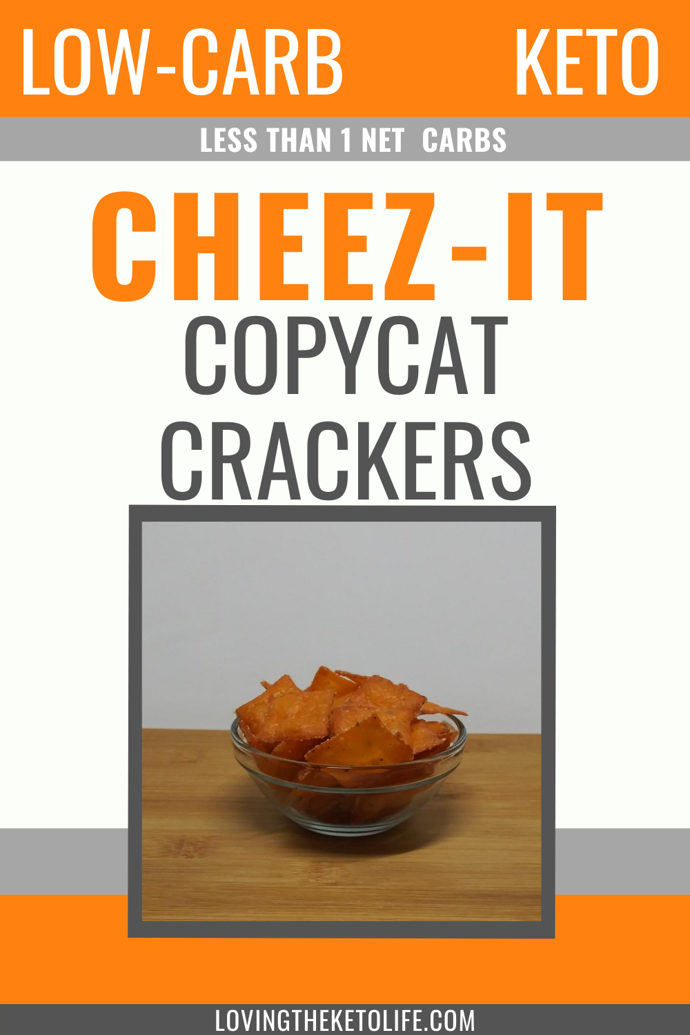 Keto Cheese Crisps - CHEEZ-IT Copycat Crackers