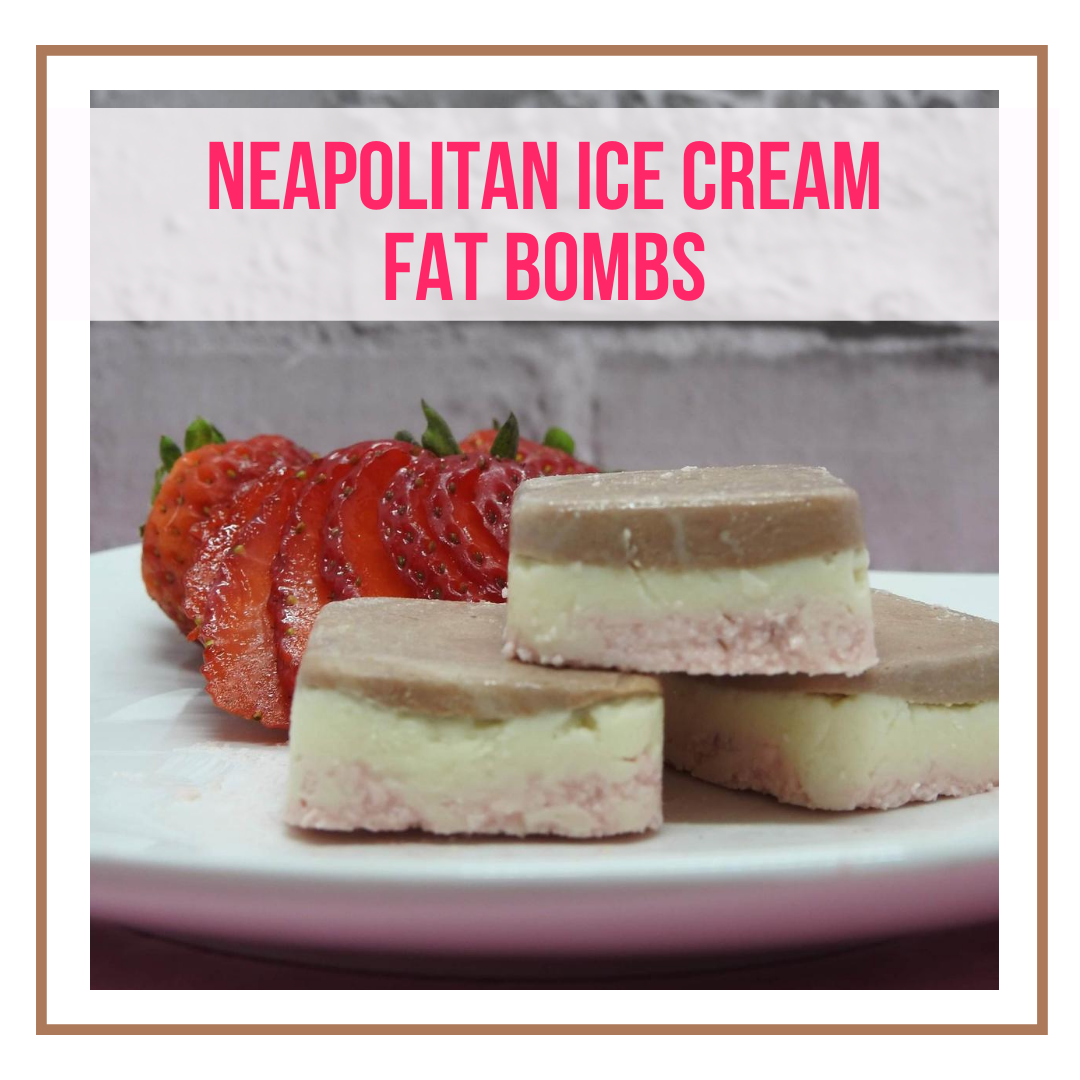 Read more about the article Keto Neapolitan Ice Cream Fat Bombs
