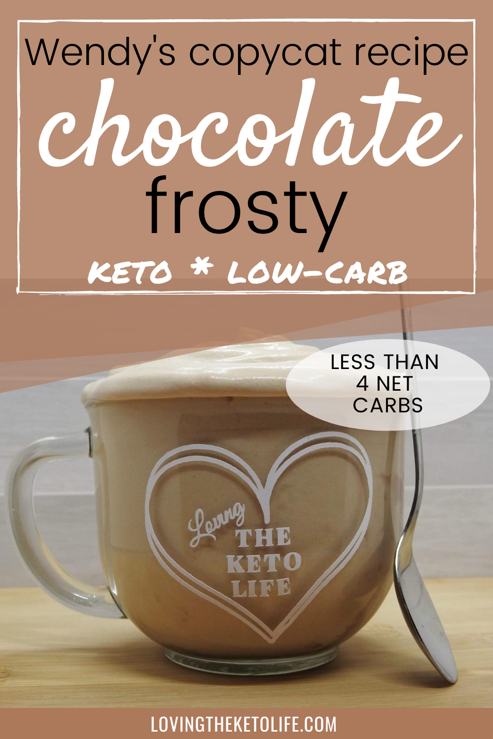 Wendy’s Copycat Chocolate Frosty - Keto Style