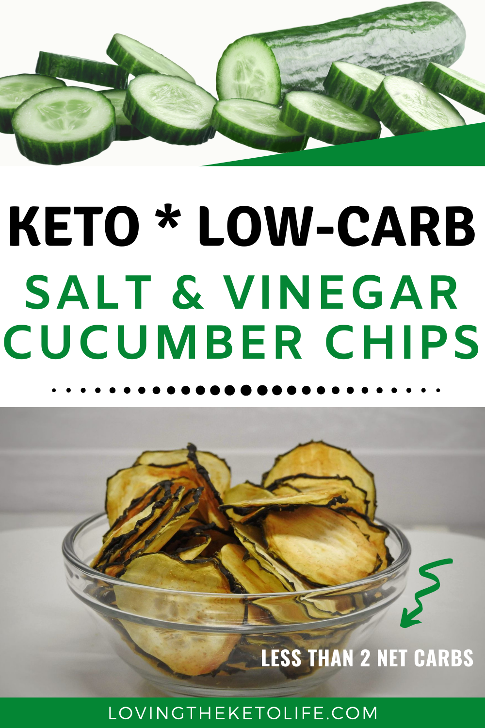 Salt & Vinegar Cucumber Chips